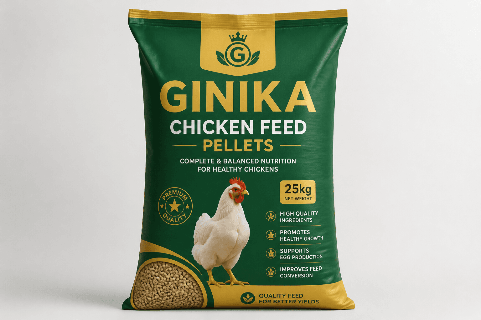 Ginika Chicken Feed Pellets